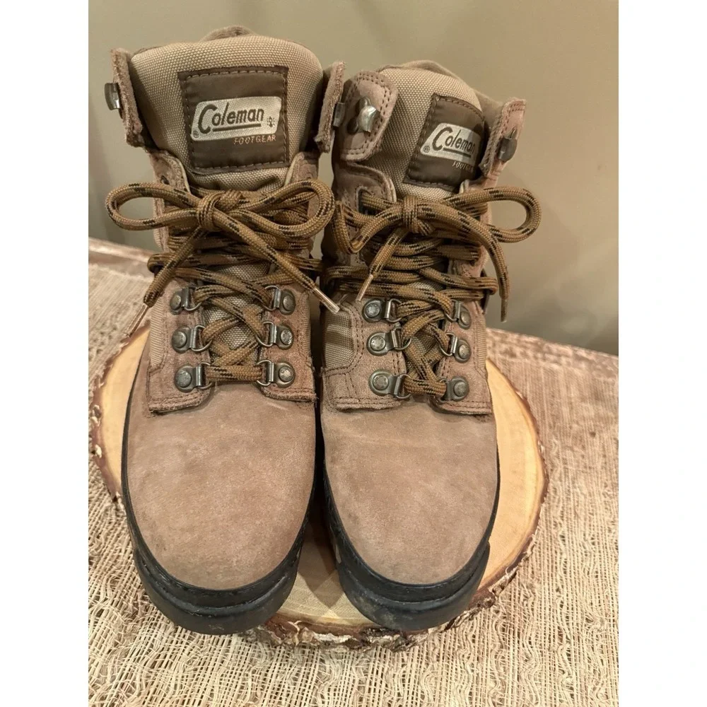 Coleman Denver Men's Hiking Boots Brown Suede Size 10